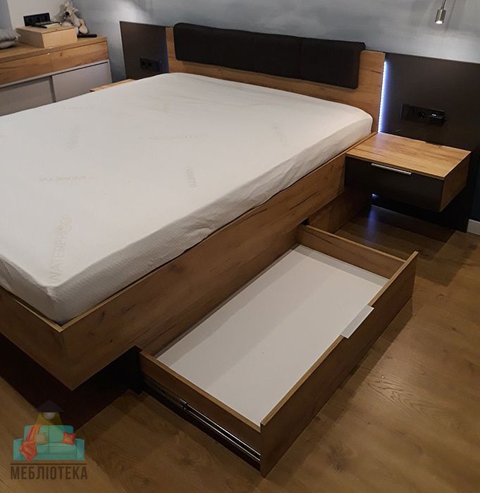 Опция Ящик кровать Луна LUNA 1,2м + 1,4м