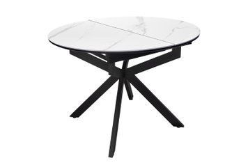 Стол Atlas 105 white+blaсk