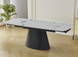 Стіл Clement-T 160 white + black