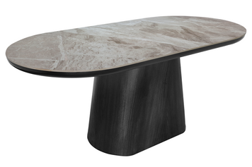 Стол Clement Italy grey glossy