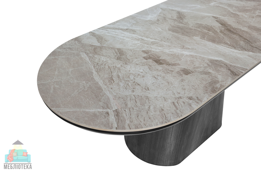 Стіл Clement Italy grey glossy